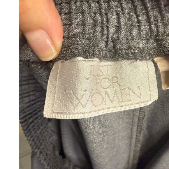 Just For Women  Pull On/Elastic Waist  Dress Pants  Size 24W in Gray - Picture 3 of 3
